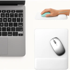 Bilek Destekli Mousepad - Kaymaz Mouse Ped - Fare Pedi - Dikdörtgen Mouse Altlığı - Dikdörtgen Mousepad - Mouseped