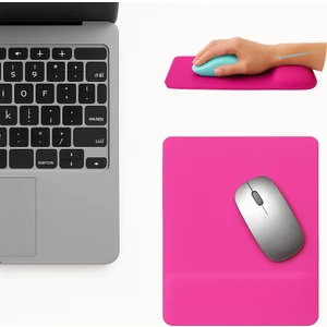 Bilek Destekli Mousepad - Kaymaz Mouse Ped - Fare Pedi - Dikdörtgen Mouse Altlığı - Dikdörtgen Mousepad - Mouseped