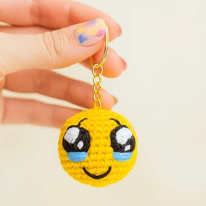 Amigurumi Emoji Anahtarlık 1 Adet