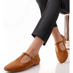T-Strap Mary Jane Tasarım Babet
