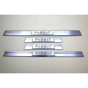 Vw Volkswagen Passat B8.5 Uyumlu Sedan Kapı Eşiği 4 Parça 2019 ve Sonrası Paslanmaz Krom
