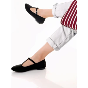 T-Strap Mary Jane Tasarım Babet