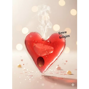 Emre Bilişim Sihirli Isıtıcı Jel Cep Soba Isıtıcı Kalp Şekilli El Cep Isıtma 1 ADET