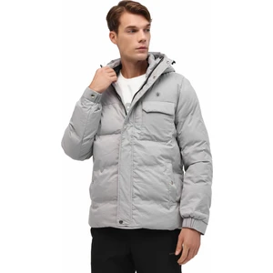 ml Ekrın 2kkb-01 5pr Gri Erkek Kısa Kaban