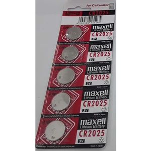 Maxell CR2025 3V. Li̇thi̇um Pi̇l 5 100