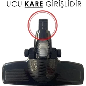 Magic P3000 Süpürge Emici Başlık Siyah (Kare Giriş)