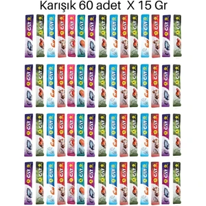 Eurogold Cat Karışık Sıvı Kedi Ödülü Creamy 60 Adet x 15 gr