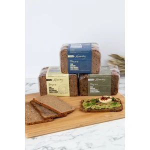 %100 Siyez Ekşi Mayalı Ekmekler 3'lü Seçim 3X500GR (Tahıllı-Sade-Cevizli)