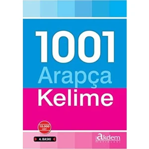 Akdem Yayınları 1001 Arapça Kelime Ciltsiz Eğitim Kitabı 108 Sayfa Taşınabilir Boyut