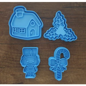 Linas World Yılbaşı,Yeni yıl Kurabiye Kalıbı 4'lü