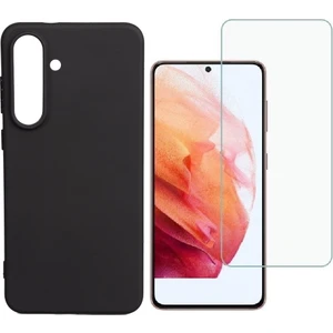 Samsung Galaxy S25 FE Kılıf Zore Biye Silikon Kılıf + Nano Ekran Koruyucu