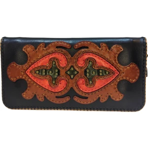 El Yapımı (Handmade) Çok Bölmeli Hakiki Deri Kadın Cüzdan Isfahan 40020