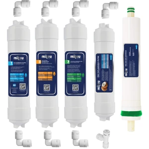 Mil Kapalı Kasa Su Arıtma Cihazı Için Nsf Onaylı 5li Filtre Seti(KK-5-SET-M)