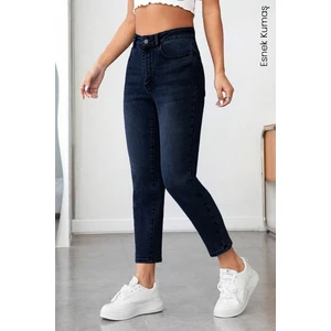 CEDY DENIM Kadın Yüksek Bel Soho Boyfriend Jean C599