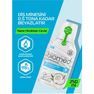 Superwhite Ağız Çalkalama Suyu 250 ml Bakteri Oluşumuna Karşı Koruma ve Beyazlatma