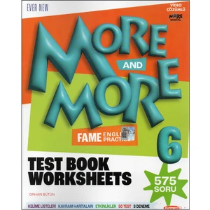Kurmay Elt More And More 6. Sınıf English Test Book Worksheets 2025