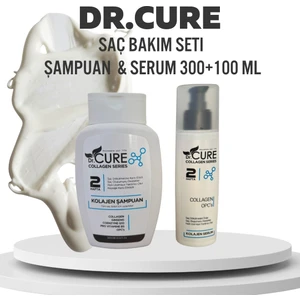 Dr. Cure Kolajen Şampuan 300 Ml & Saç Bakım Serumu 100 Ml
