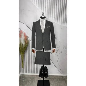 Slim Fit Mono Yaka Takım Elbise