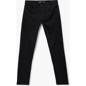 Düğmeli Normal Bel Slim Fit Jean Pantolon - Brad Jean