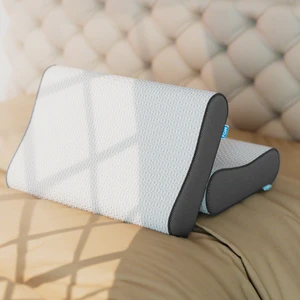 FOM 2'li Flex Tam Ortopedik Visco Konforlu Uyku Yastık Kampanyası, Ortopedik, 60 X 40 X 14/11, Siyah