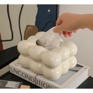 Maison Arte Dekoratif Seramik Peçetelik-pinterest peçetelik - Modern Tasarım Masaüstü Peçete Kutusu