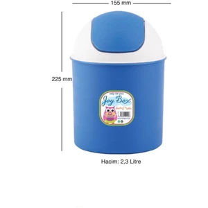 Plastik Kapaklı Çöp Kovası