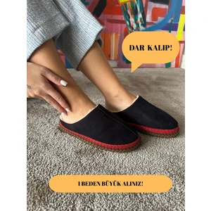 Kadın Sessiz Taban Yumuşak ve Hafif Örgü Desenli Peluş Ev Terliği