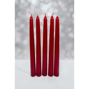 Şamdan Mum 2'li Kırmızı