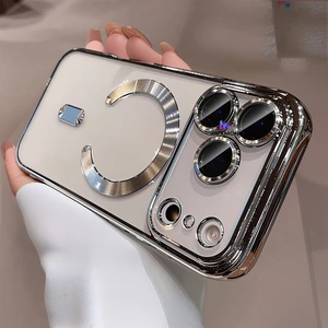 iPhone 17 Pro Uyumlu Kılıf Kamera Lens ve Hoparlör Toz Korumalı Magsafe Şarj Özellikli Silikon