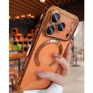 iPhone 17 Pro Uyumlu Kılıf Kamera Lens ve Hoparlör Toz Korumalı Magsafe Şarj Özellikli Silikon