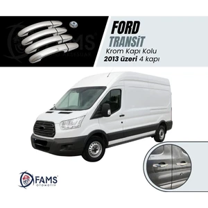 Fams Otomotiv  Ford Transit Krom Kapı Kolu 4 Kapı 9 Parça 2014> Paslanmaz Çelik