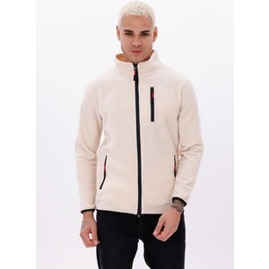 Erkek Biyeli Fermuarlı Spor Polar Ceket