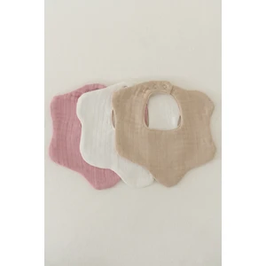 3'lü Müslin Bebek Önlük