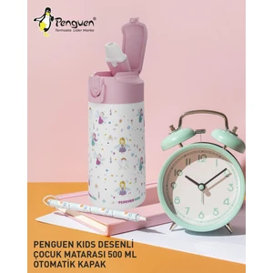 500ML Çocuk Su Matarası | Paslanmaz Çelik | Pipetli | Bpa Free | Sızdırmaz Kapaklı