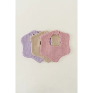 3'lü Müslin Bebek Önlük