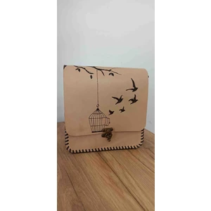 Gerçek Deri El Yapımı Çanta