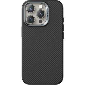 iPhone 16 Pro Max Kılıf Karbon Fiber M-Safe Kamera Kontrol Butonlu Benks Hybrid Armorpro 600D Kevlar