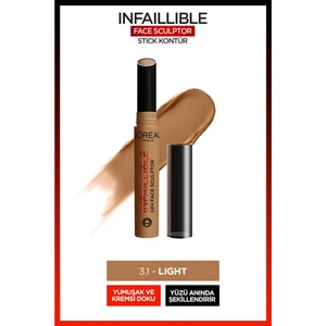 L'oréal Paris Infaillible Face Sculpter Stick Kontür - Light