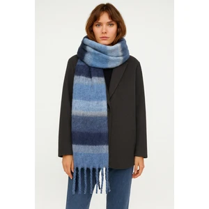 Unisex Puffy Düz Renk Şal Atkı