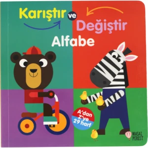 Karıştır Değiştir - Alfabe (Hareketli Kitap)