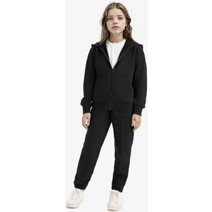 Kız Çocuk Beli Lastikli Basic Düz Okul Jogger Eşofman Altı X9036A625AU