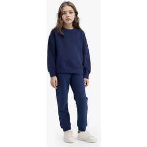 Kız Çocuk Standart Fit Basic Düz Beli Lastikli Okul Jogger Eşofman Altı Y1226A625AU