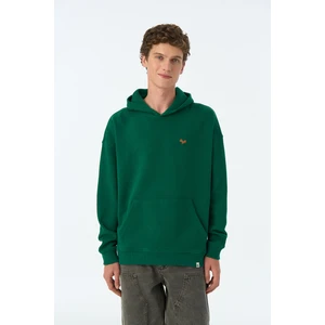 Sincap Supersoft Cepli Hoodie - Nefti Yeşil