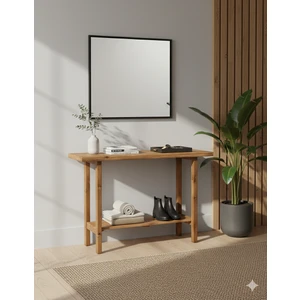 Doğal Çam Ahşap Dresuar – Modern Giriş ve Salon Masası (Dekoratif Konsol)