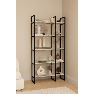 Dekoratif Raf Mobilya Kitaplık Çok Amaçlı Metal Mobilya Raf Stant