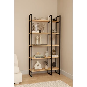 Dekoratif Raf Mobilya Kitaplık Çok Amaçlı Metal Mobilya Raf Stant