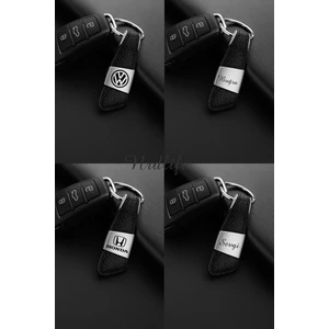 NRD Life Kişiye Özel Isim Ve Araç Logo Baskılı Suni Deri Anahtarlık, Araç Logo Baskılı Oto Anahtarlık