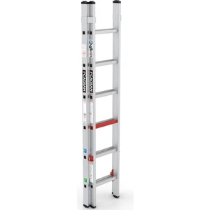 2X6 Basamaklı Duo - İki Parçalı Alüminyum Merdiven Ts6040