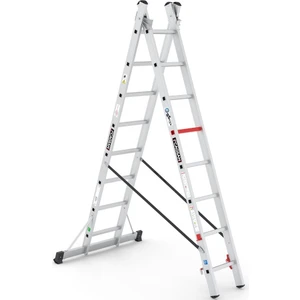 2X8 Basamaklı Duocombi - İki Parçalı Çok Amaçlı Merdiven Tsa5