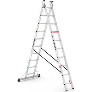 2X10 Basamaklı Duocombi - İki Parçalı Çok Amaçlı Merdiven Tsa6